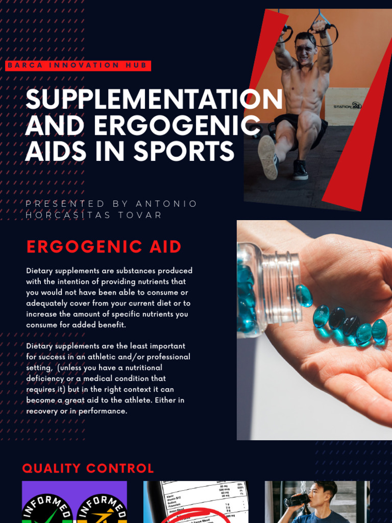 Ergogenic Aids Antonio Horcasitas Tovar PDF Dietary Supplements