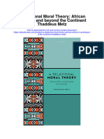 Download A Relational Moral Theory African Ethics In And Beyond The Continent Thaddeus Metz full chapter