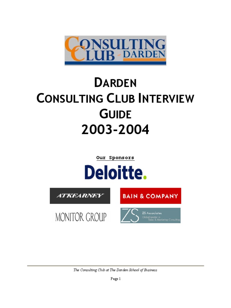 Darden Case Guide PDF Profit (Accounting) Strategic Management