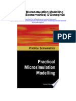 Practical Microsimulation Modelling Practical Econometrics Odonoghue All Chapter