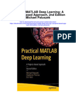 Download Practical Matlab Deep Learning A Projects Based Approach 2Nd Edition Michael Paluszek all chapter