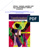 Download Transformations Women Gender And Psychology Third Edition Edition Crawford all chapter
