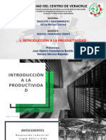 Introduccion A La Productividad Unidad I - 123928
