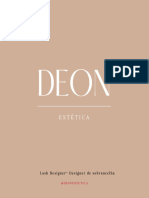 Catalogo de Valores - Deon Estética.