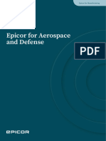 Aerospace and Defense Brochure Epicor