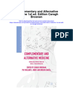 Secdocument - 387download Complementary and Alternative Medicine 1St Ed Edition Caragh Brosnan Full Chapter