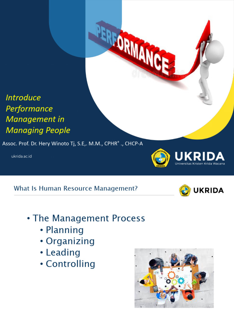 1 - Introduce Performance Management in Managing People - 2022 | PDF ...