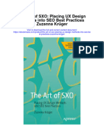 Download The Art Of Sxo Placing Ux Design Methods Into Seo Best Practices Zuzanna Kruger full chapter