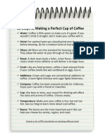 10 Steps Checklist Perfect Cup CTA