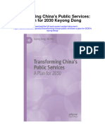 Download Transforming Chinas Public Services A Plan For 2030 Keyong Dong all chapter