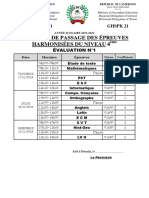 HORAIRES