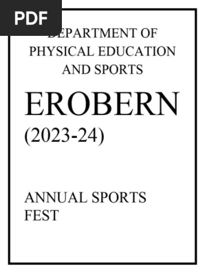 DEPARTMENT OF PHYSICAL EDUCATION AND SPORTS