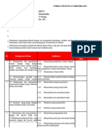 Format Penentuan KKM Semester 2