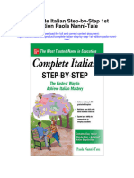 Download Complete Italian Step By Step 1St Edition Paola Nanni Tate full chapter