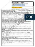 Major Branches of Biology. With Ans for Student PDF