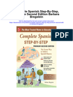 Complete Spanish Step by Step Premium Second Edition Barbara Bregstein Full Chapter