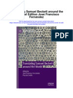 Download Translating Samuel Beckett Around The World 1St Edition Jose Francisco Fernandez all chapter