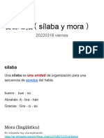 2022 - 0318 音節と拍（sílaba y mora）