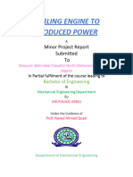 Stirling Engine To Produced Power 