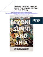 Beyond Sunni and Shia The Roots of Sectarianism in A Changing Middle East Frederic Wehrey Full Chapter