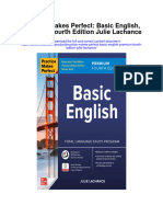 Practice Makes Perfect Basic English Premium Fourth Edition Julie Lachance All Chapter