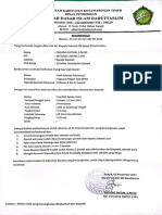 Surat Rekomendasi SDI DARUTTASLIM - Sy. Azira