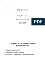 Chap1 Econometrics