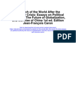 A Sketch of The World After The Covid 19 Crisis Essays On Political Authority The Future of Globalization and The Rise of China 1St Ed Edition Jean Francois Caron Full Chapter