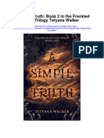 A Simple Truth Book 2 in The Freckled Fate Trilogy Tetyana Walker Full Chapter