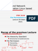 ITEC3116 SNAL Lecture 9 File Permission