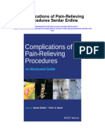 Complications of Pain Relieving Procedures Serdar Erdine Full Chapter