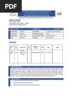 IUB OBE CSE 307 Course Outline Spring 2024