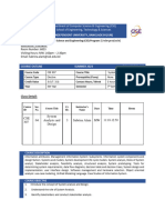 IUB OBE CSE 307 Course Outline Spring 2024