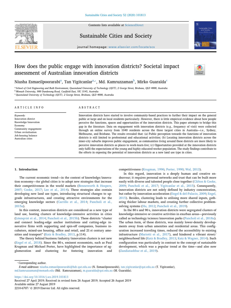 How Does The Public Engage With Innovation Districts | PDF | Innovation ...