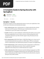 A Complete Guide To Spring Security With SpringBoot - by Satya Kaveti - Medium