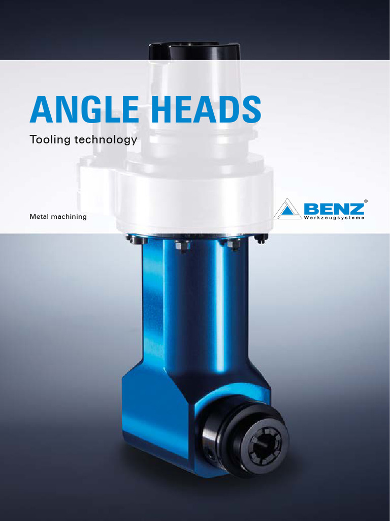 BENZAngleHeadsMetalEN169161 PDF Machining Tools