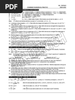 Xii Physics CH 11 Numerical Sheet