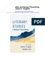 Literary Studies and Human Flourishing James F English Full Chapter