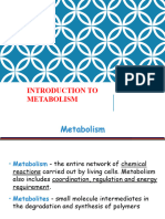 Lecture 2.Introduction to Metabolism. Specific and General Pathways of Carbohydrates, Lipids and Proteins Metabolism.