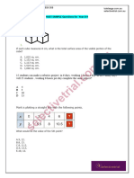 HAST SAMPLE Questions For Year 8 - 2