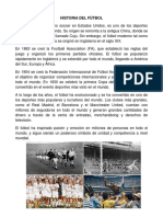 Historia Del Fútbol