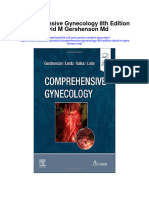 Download Comprehensive Gynecology 8Th Edition David M Gershenson Md full chapter
