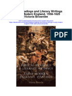 Download Biblical Readings And Literary Writings In Early Modern England 1558 1625 Victoria Brownlee full chapter