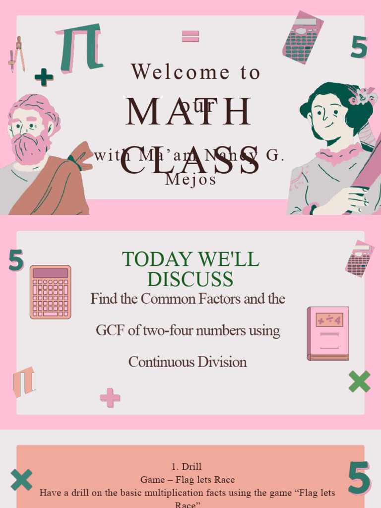 GCF and Common Factors Lesson Plan | PDF | Number Theory | Mathematics
