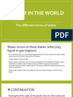 Water in The World