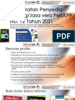Persyaratan Penyedia Barang Jasa PerLKPP12 2021 by Arif