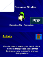 Marketing Mix Promotion