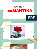Aralin 5 Semantika
