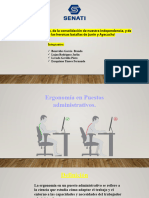 Exposición Grupal Ergonomía en Puestos Administrativos.