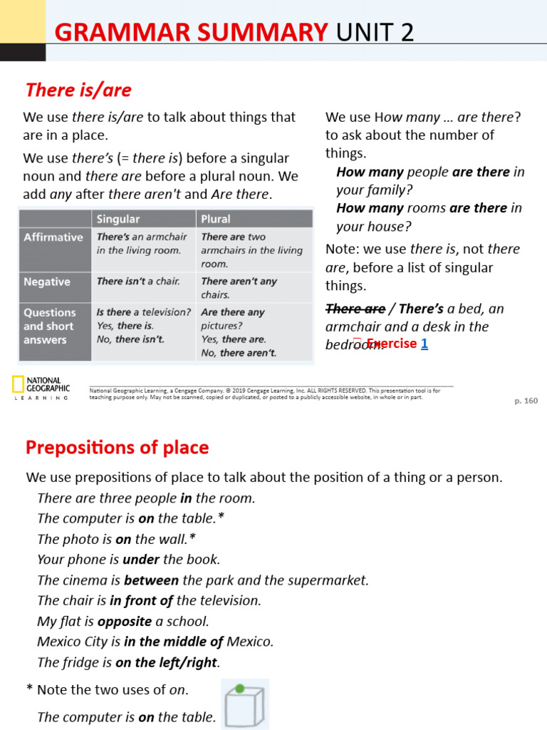Life_2e_BrE_ELEM_SB_U02_Grammar Summary | PDF | Noun | Plural